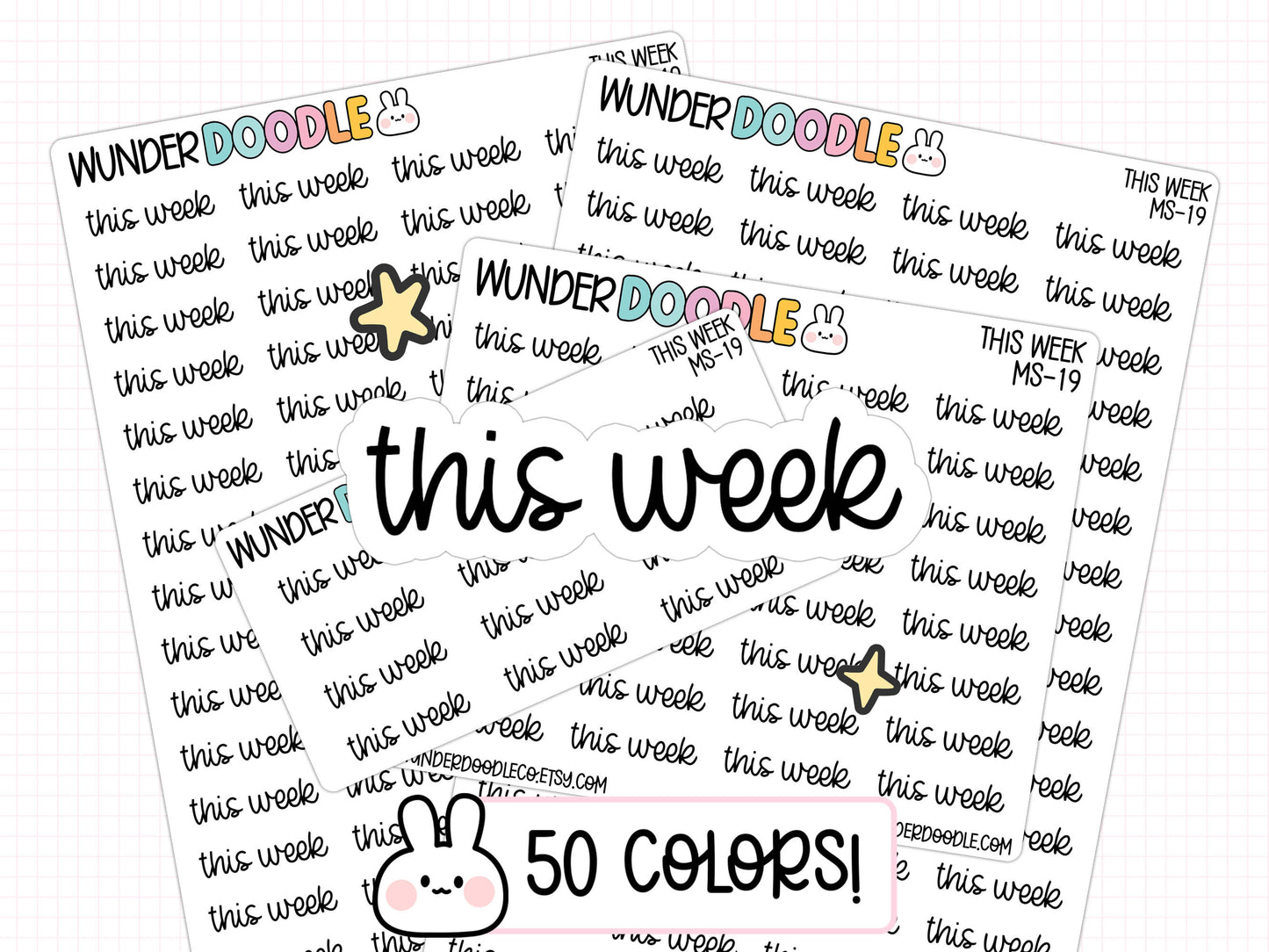 This Week Planner Stickers | MS-019
