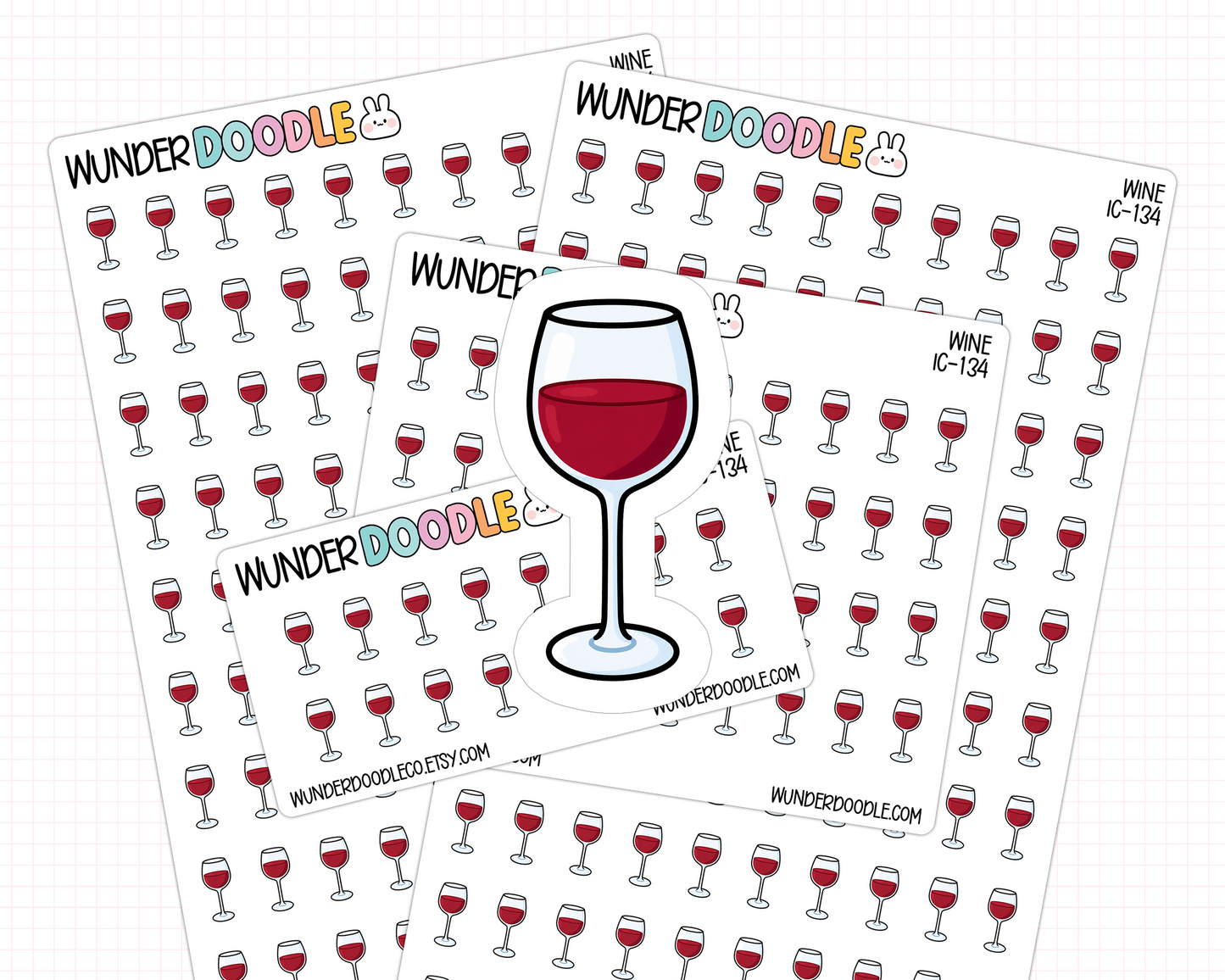Wine Planner Stickers | IC-134