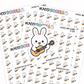 Guitar Planner Stickers | IC-204