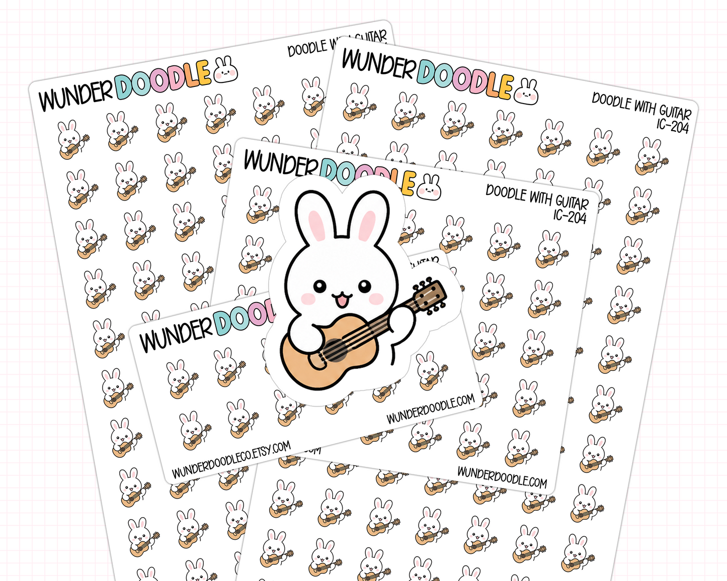 Guitar Planner Stickers | IC-204