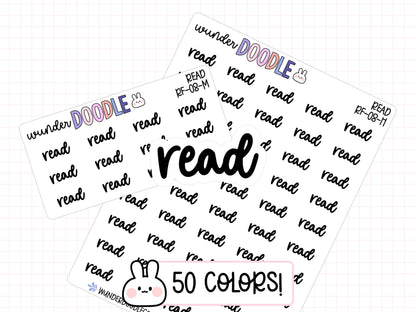 Read Planner Stickers | RF-08