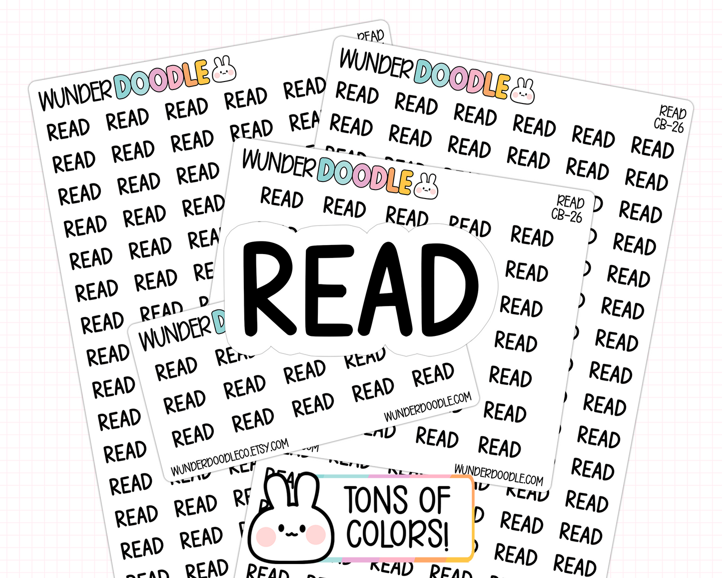 Read Planner Stickers | CB-26
