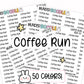 Coffee Run Planner Stickers | NYP-01