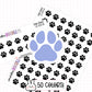 Paw Print Planner Stickers | IC-070