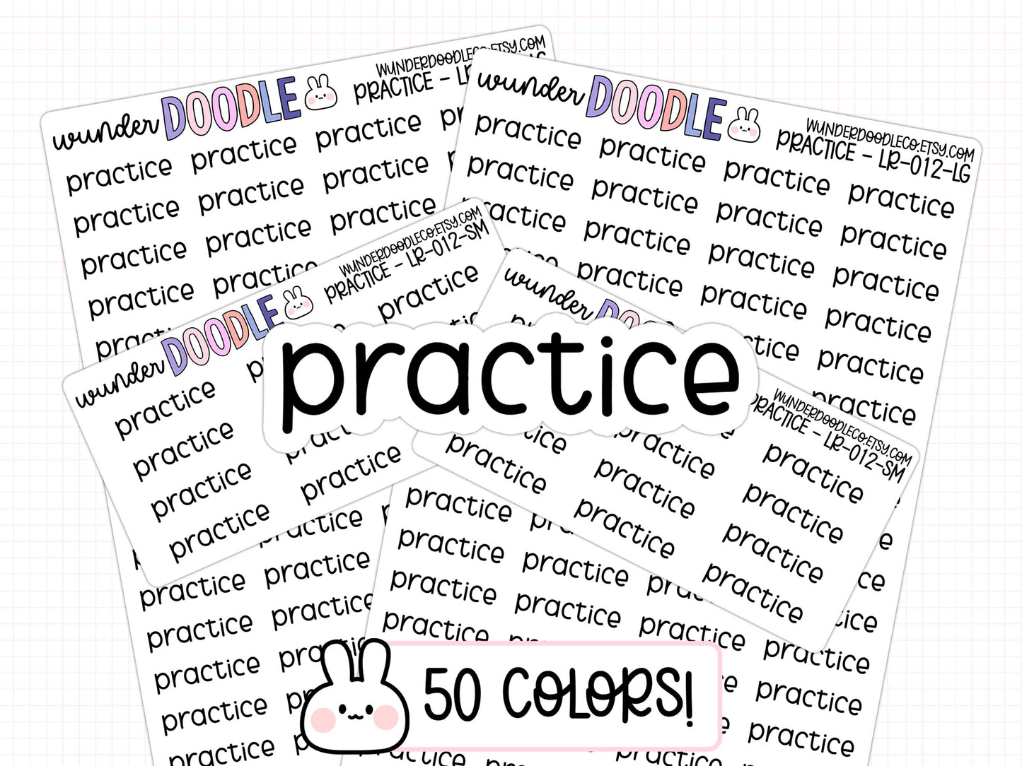 Practice Planner Stickers | LR-012