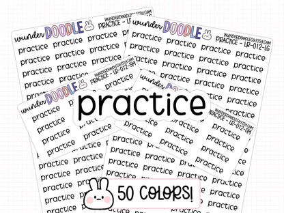 Practice Planner Stickers | LR-012