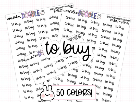 To Buy Planner Stickers | MS-032