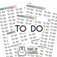 To Do Planner Stickers | F1-01
