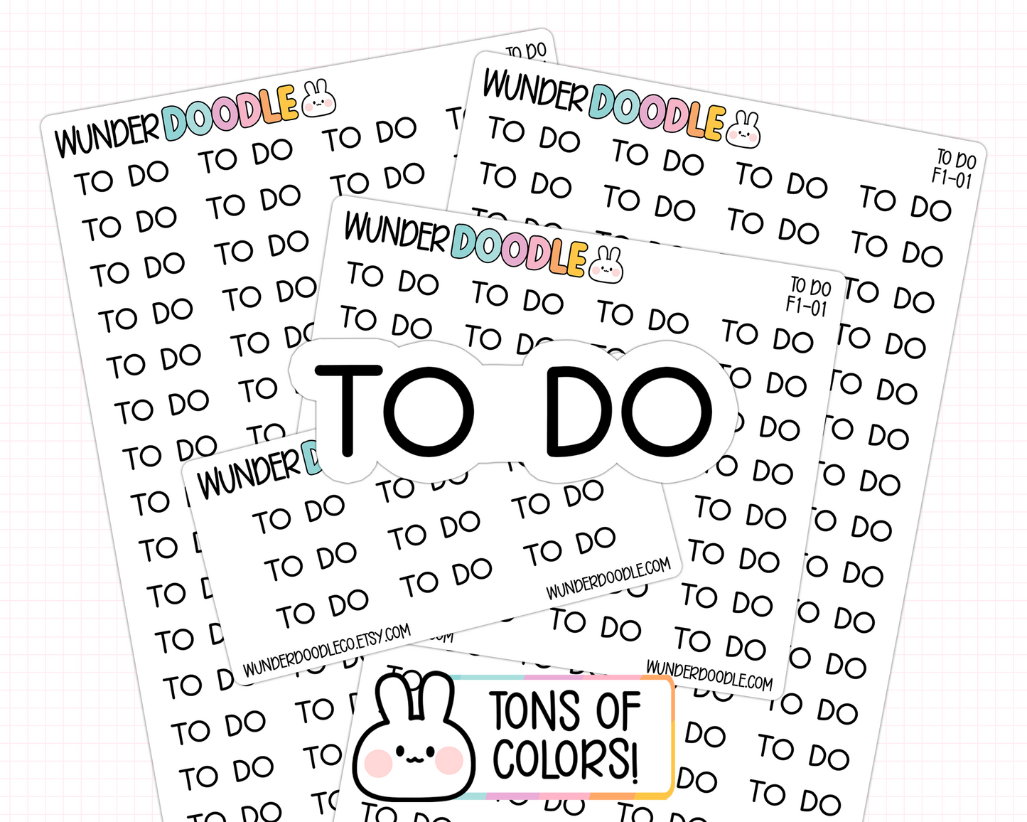 To Do Planner Stickers | F1-01