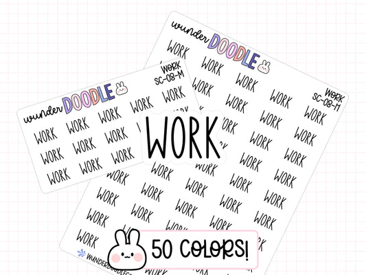 Work Planner Stickers | SC-08