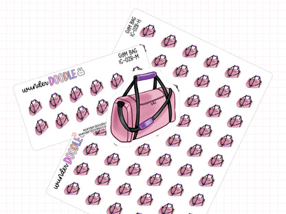 Gym Bag Planner Stickers | IC-028