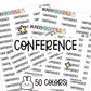 Conference Planner Stickers | AW-20