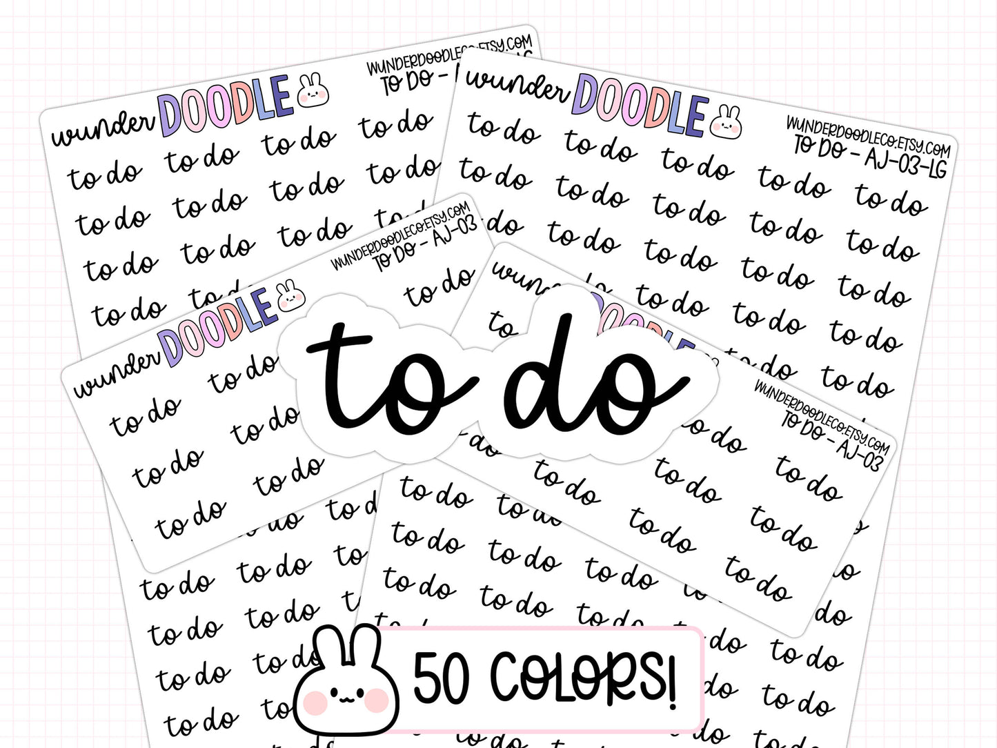 To Do Planner Stickers | AJ-03