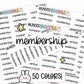 Membership Planner Stickers | MS-12