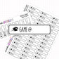 Hockey Game Planner Stickers | BOX-018