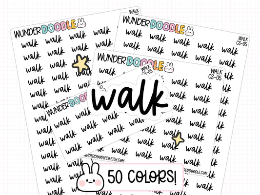 Walk Planner Stickers | CS-05