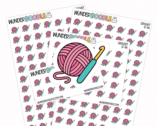 Crochet Planner Stickers | IC-66
