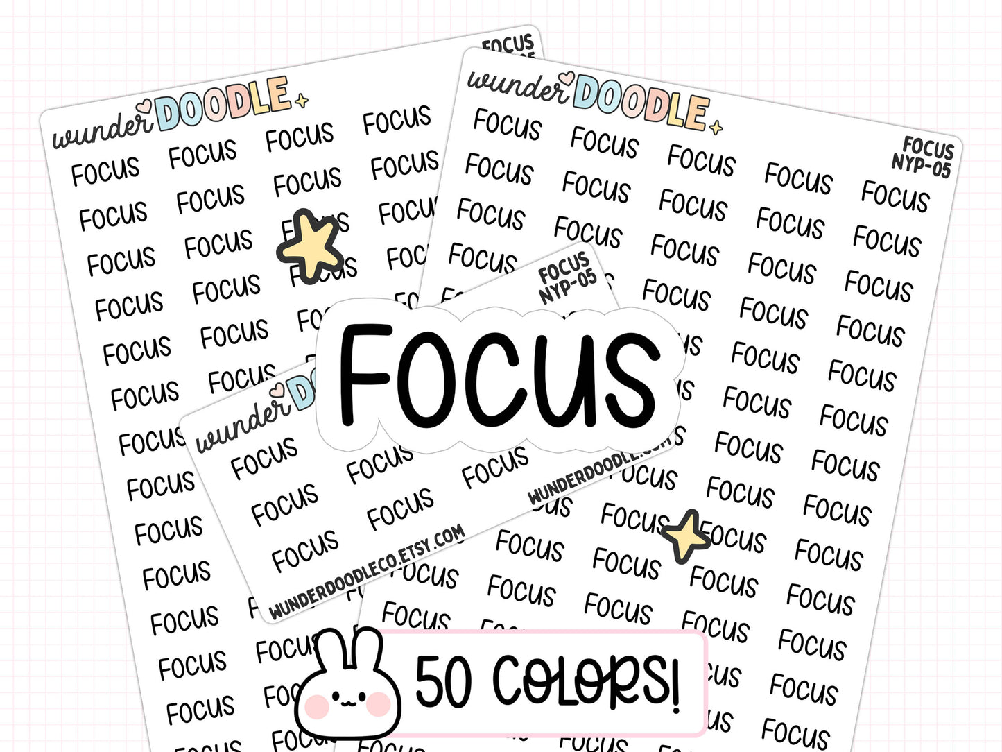 Focus Planner Stickers | NYP-05