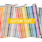 Custom Text Planner Stickers | BAR-CB-CUSTOM