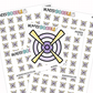 Radiation Planner Stickers | IC-132
