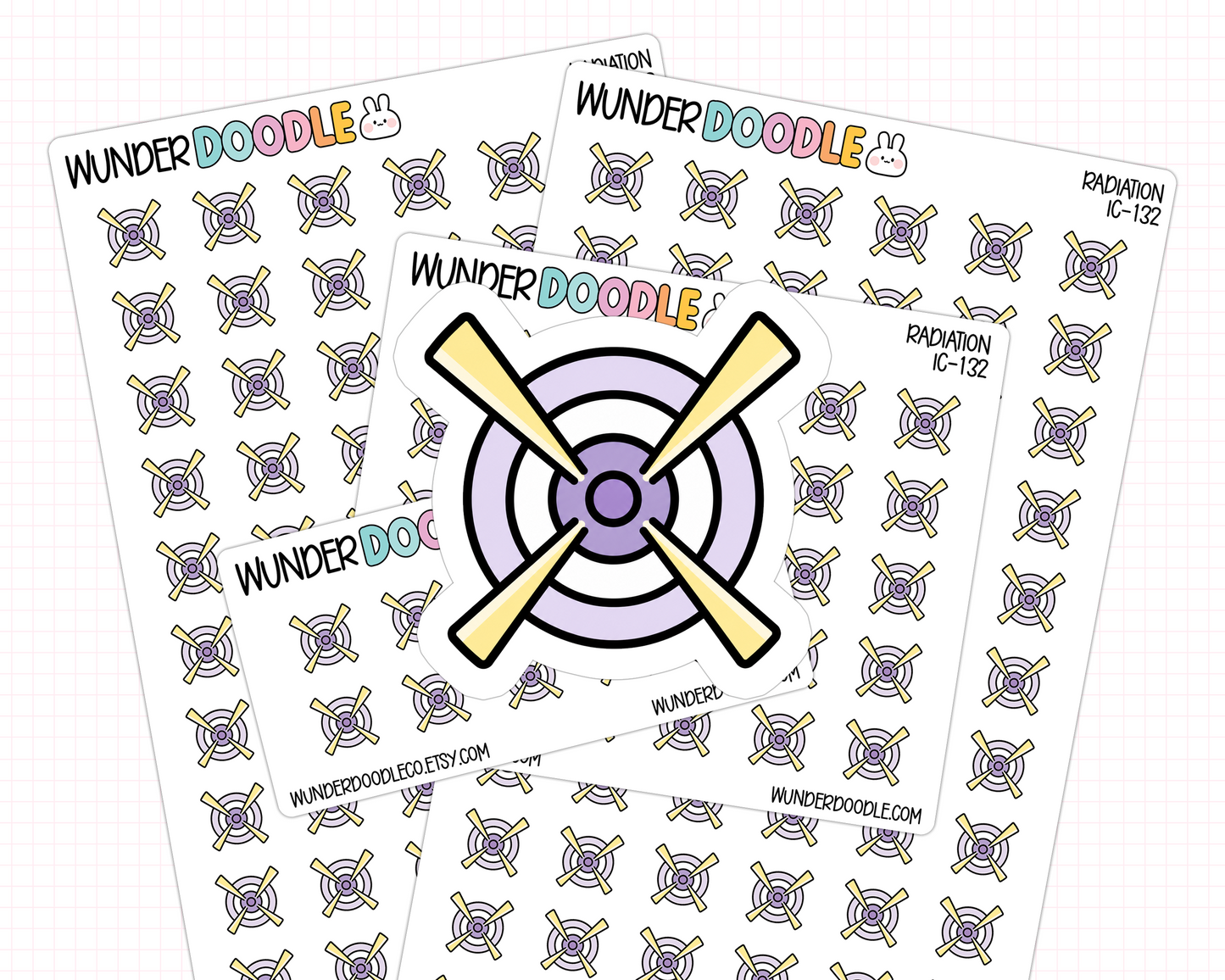 Radiation Planner Stickers | IC-132