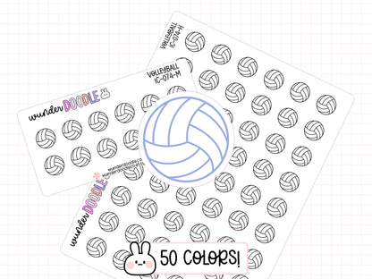 Volleyball Planner Stickers | IC-074