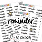 Reminder Planner Stickers | RF-12
