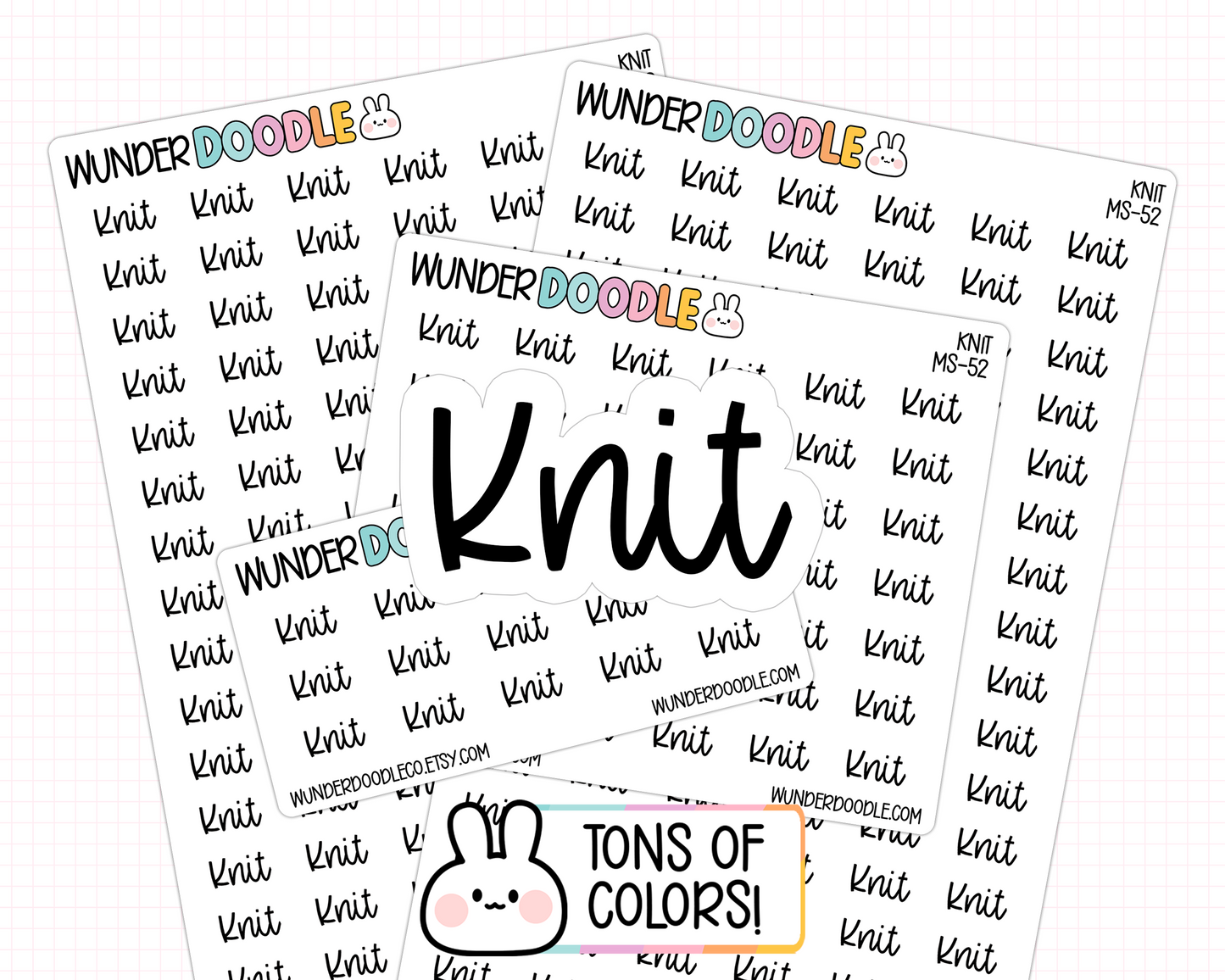 Knit Planner Stickers | MS-52