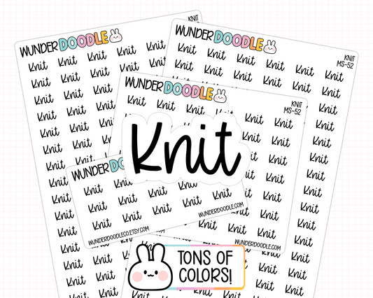 Knit Planner Stickers | MS-52