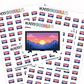TV Planner Stickers | IC-53