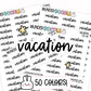 Vacation Planner Stickers | CS-04