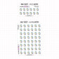 Alarm Clock Planner Stickers | IC-050