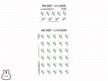 Nail Polish Planner Stickers | IC-096