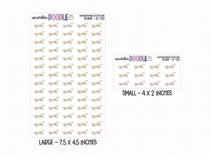 Airplane Planner Stickers | IC-123