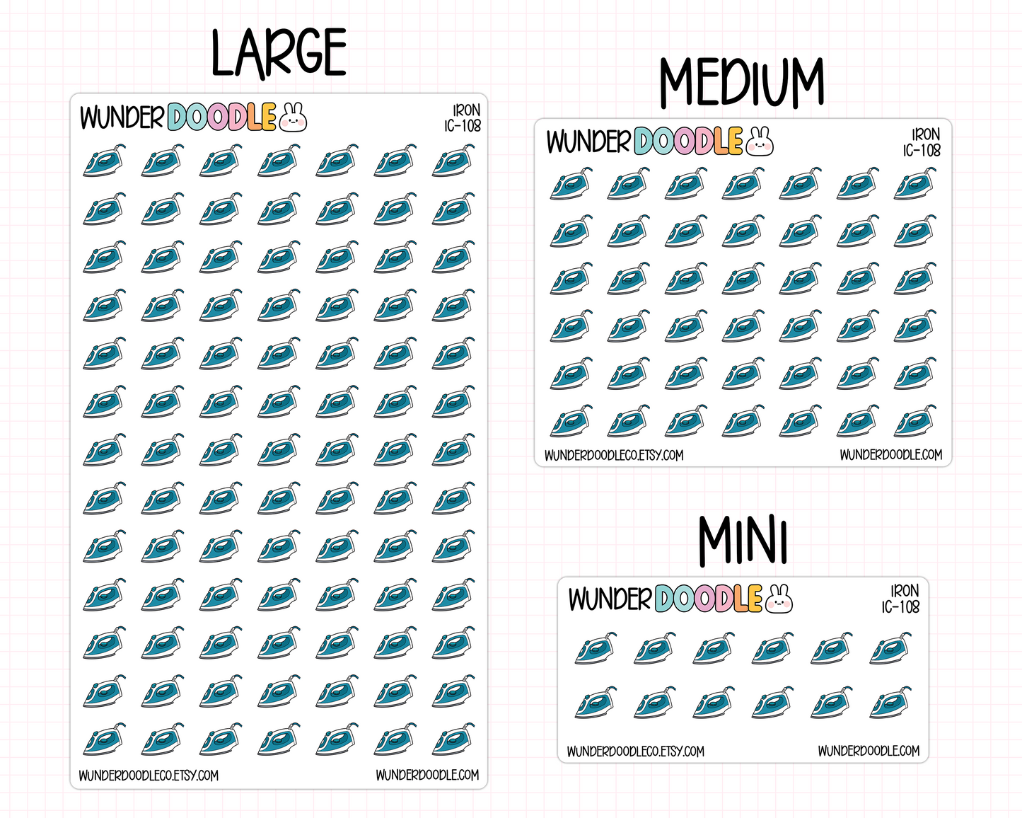 Iron Planner Stickers | IC-108