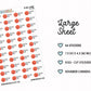 Basketball Game Planner Stickers | IC-129