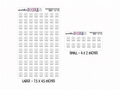 Bible Icon Planner Stickers | IC-0115