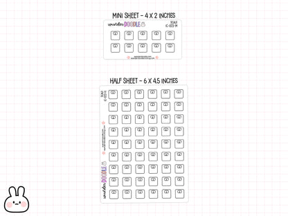 Scale Planner Stickers | IC-023