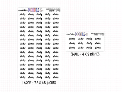 Study Planner Stickers | RF-03