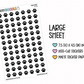 Paw Print Planner Stickers | IC-70