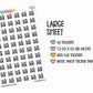 Bill Due Planner Stickers | KS-10