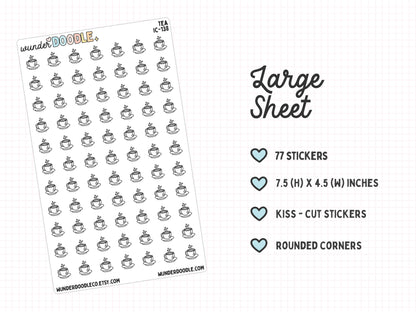 Tea Planner Stickers | IC-138