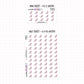Treadmill Planner Stickers | IC-033
