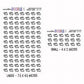 Credit Card Planner Stickers | IC-0111