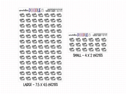 Credit Card Planner Stickers | IC-0111