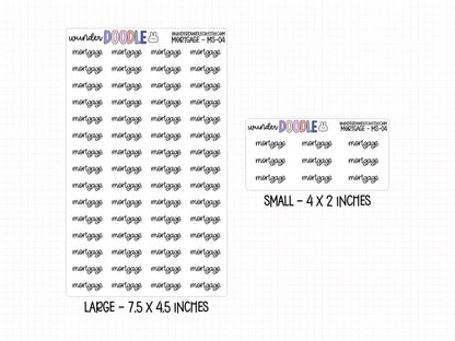 Mortgage Planner Stickers | MS-04