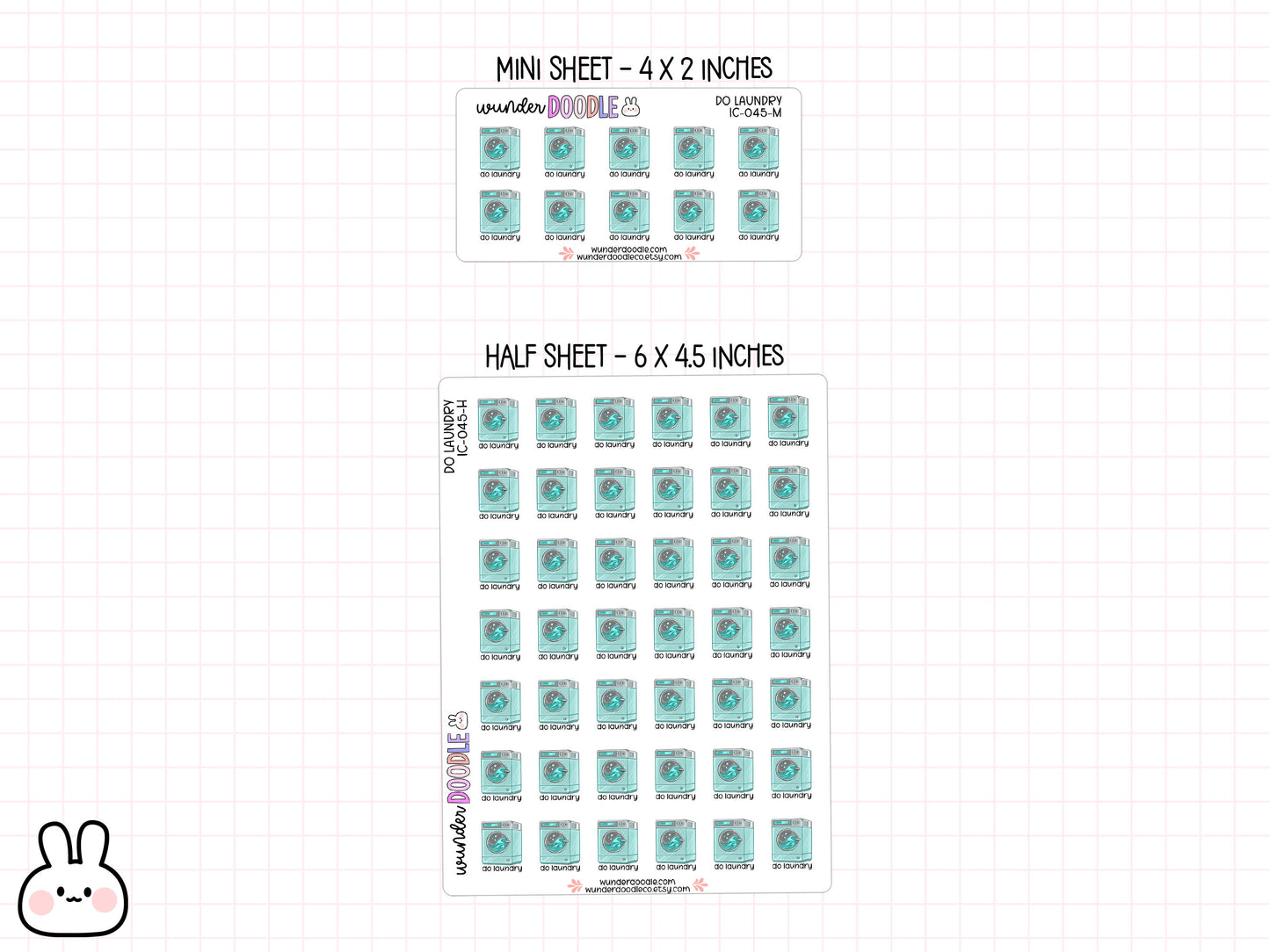 Do Laundry Planner Stickers | IC-045