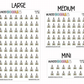 Church Planner Stickers | IC-198