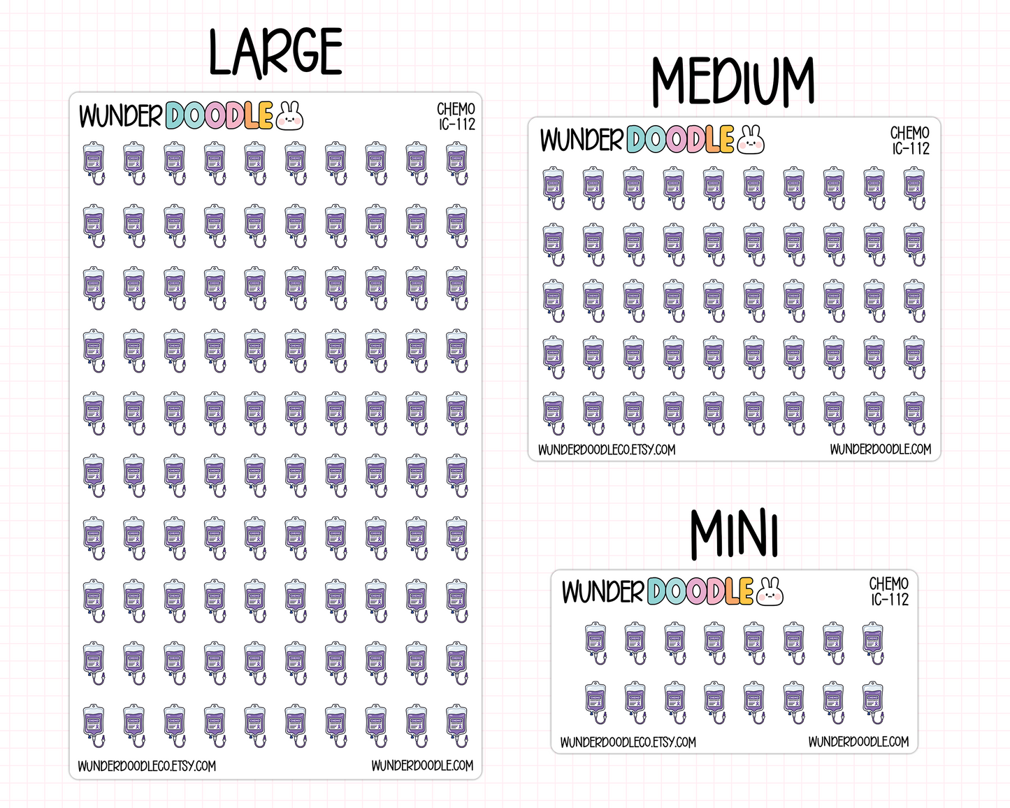 Chemotherapy Planner Stickers | IC-112