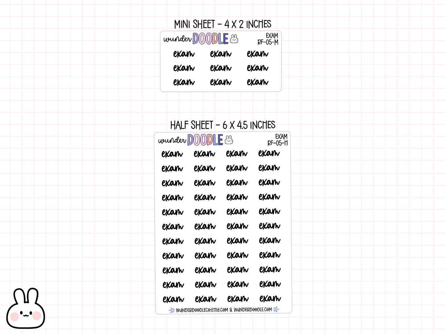 Exam Planner Stickers | RF-05